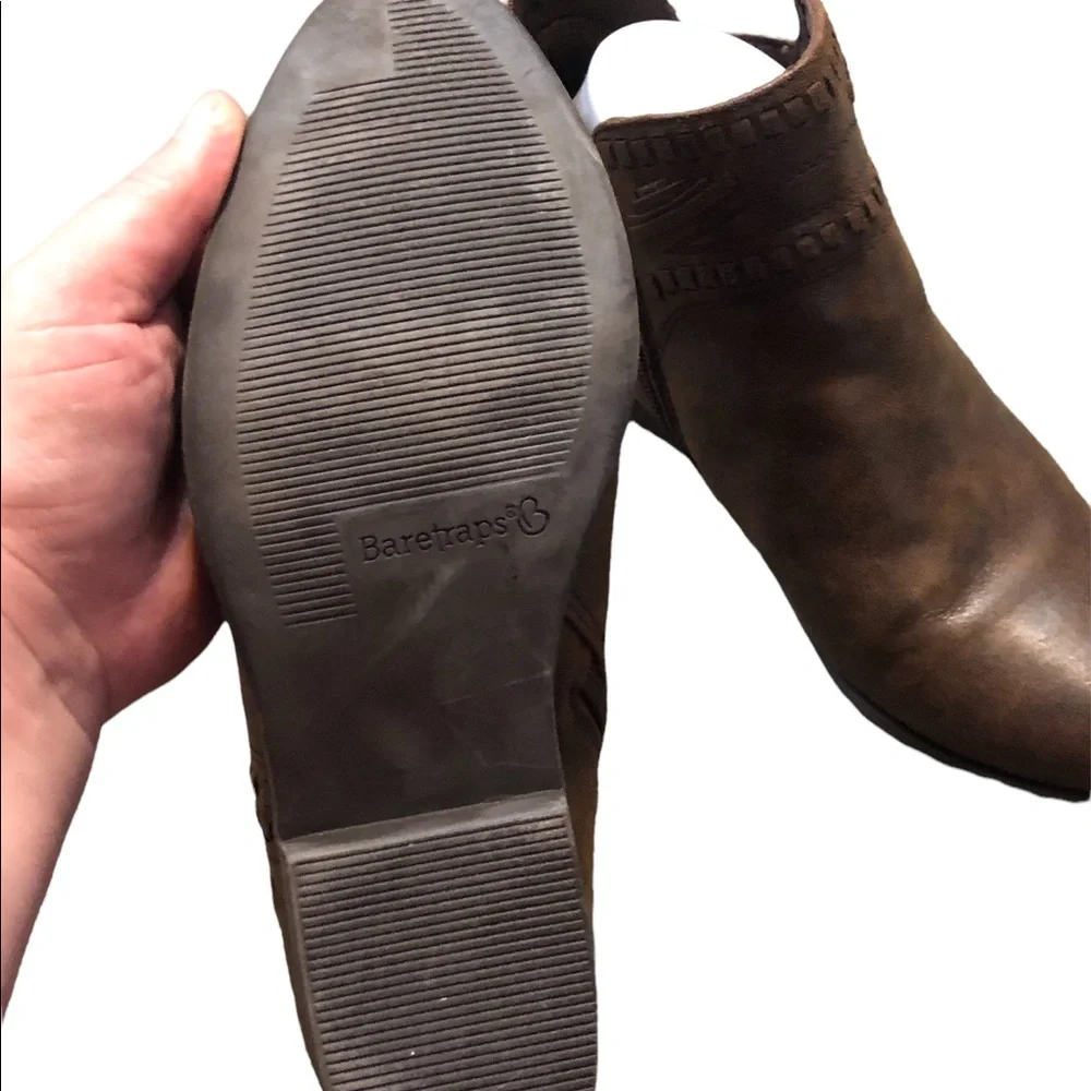 Baretraps Gerty Western Ankle Boots,‎ Size 7.5, EUC